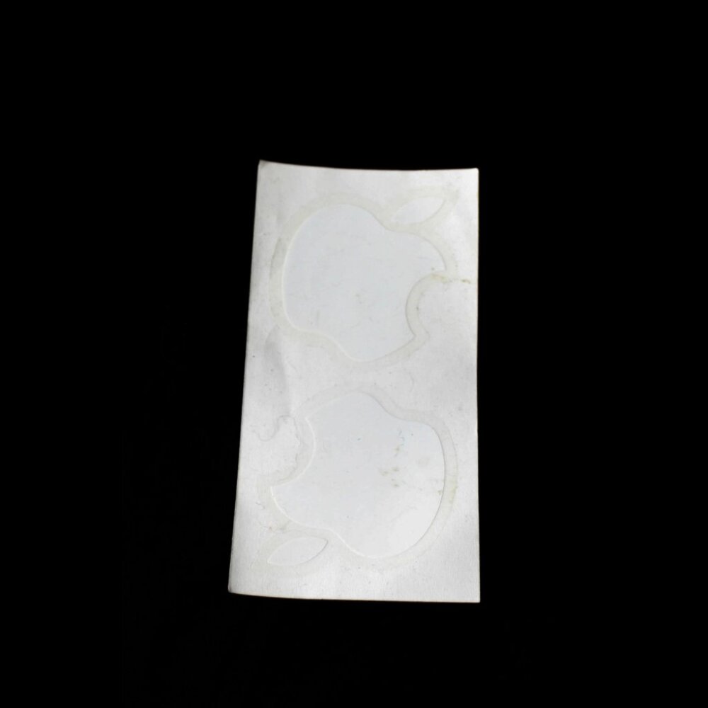 Set of 2 Vintage Apple Product Stickers White Approx 1.5 Inches New/Unused